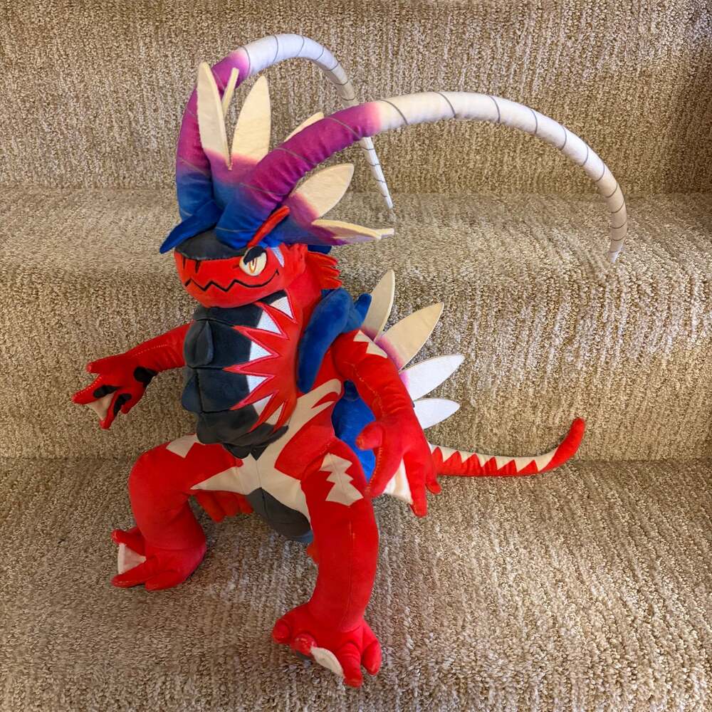 Pokemon Center Koraidon Big Plush Doll Scarlet Violet Stuffed Toy Poseable Arms